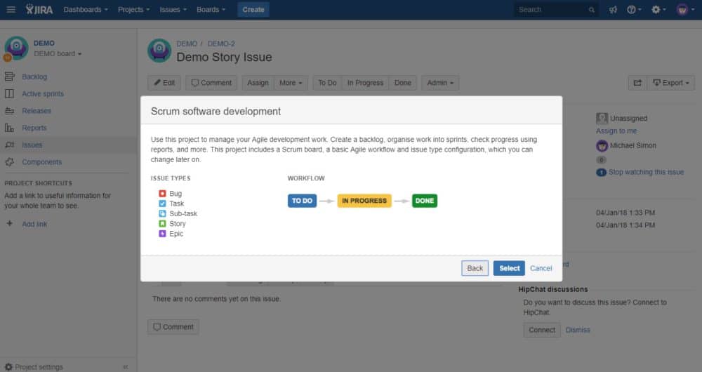 Issue workflows in Jira1
