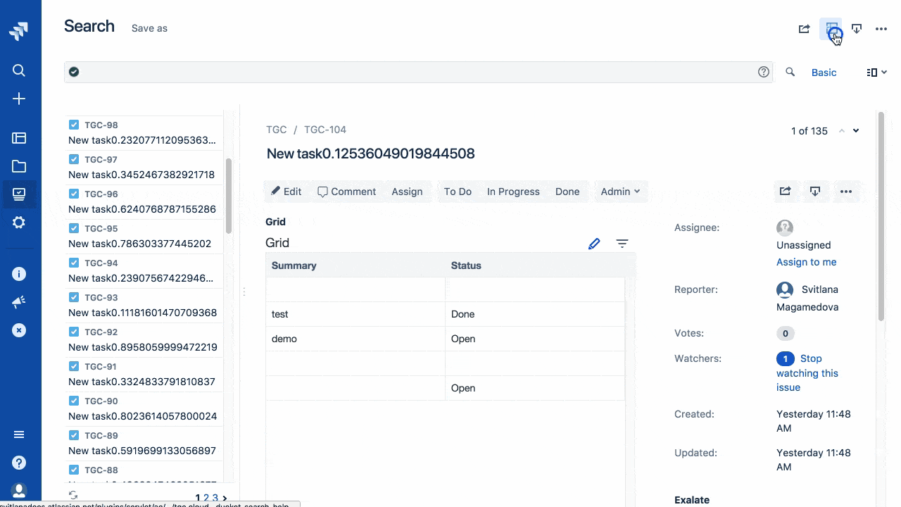Table Grid Editor for Jira Cloud (Update 1.7) - Idalko