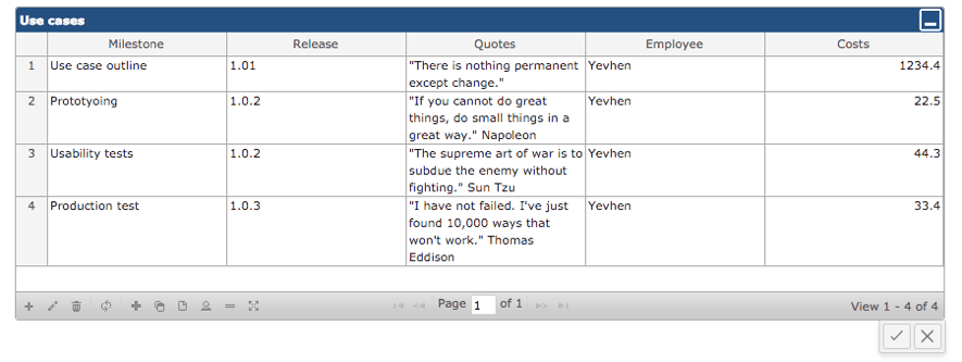 Table Grid Editor for Jira
