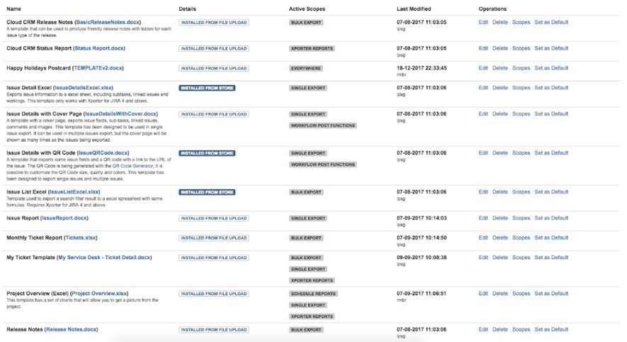 Xporter Jira and Table Grid Editor for Jira Integration