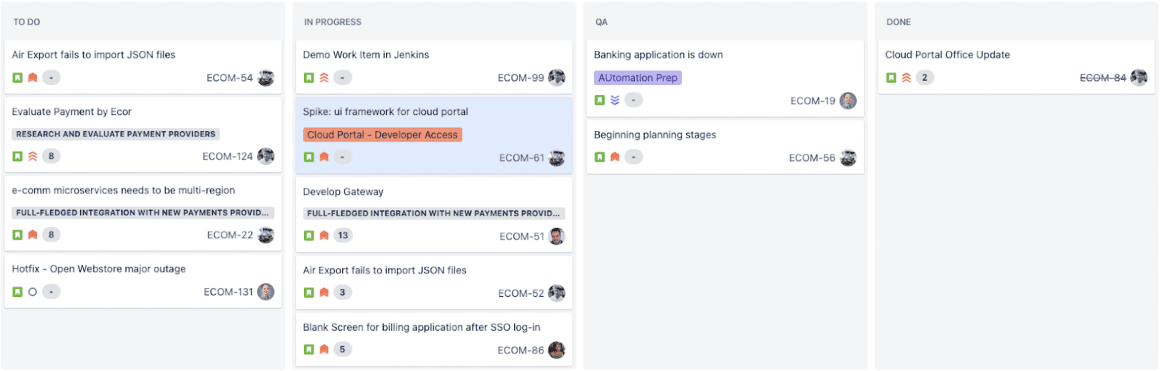 Jira User Stories into Agile