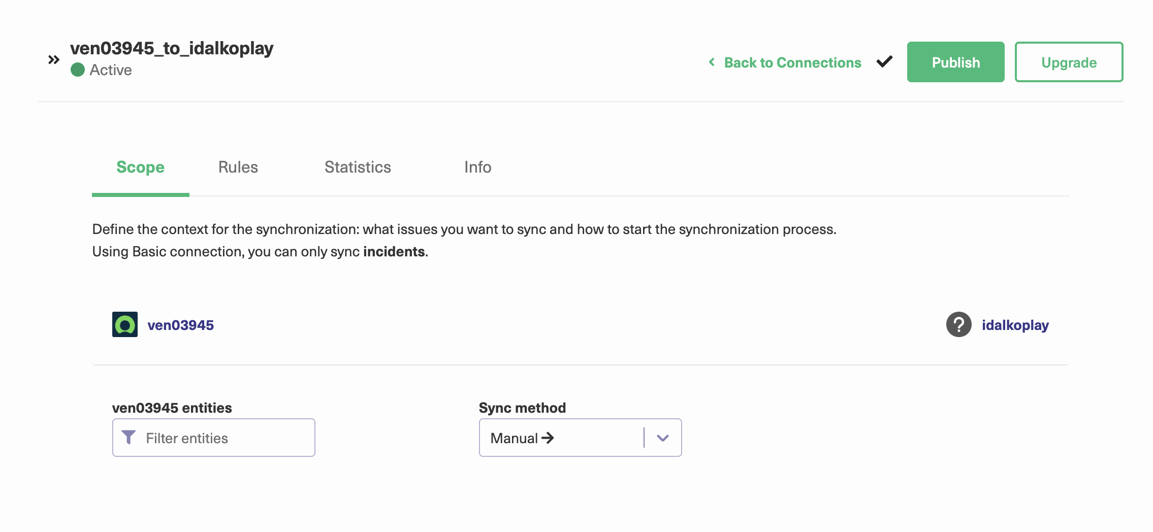 Exalate basic mode mapping 