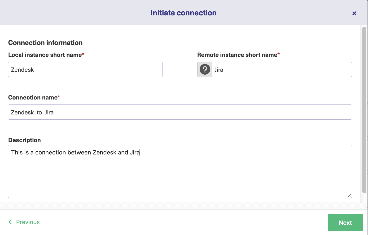 zendesk to jira visual connection 
