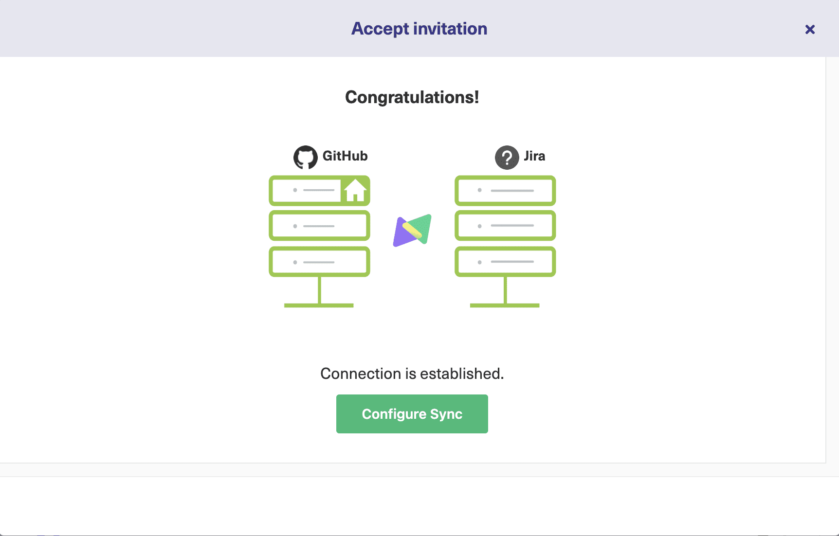 successful GitHub enterprise jira connection 
