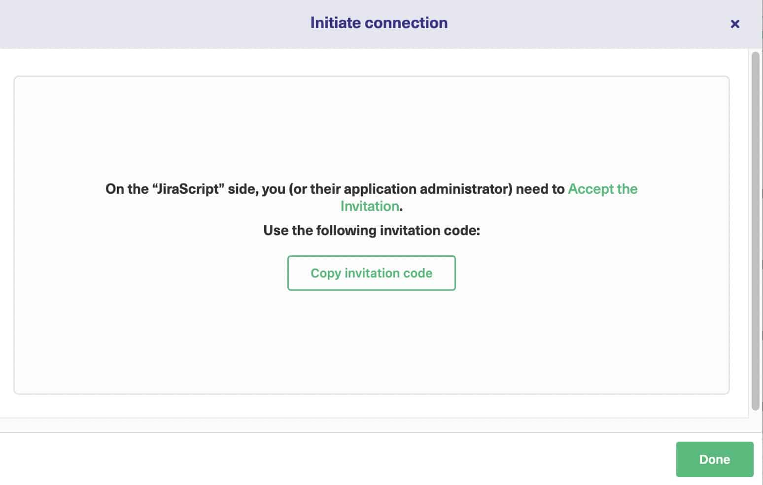 Exalate invitation code