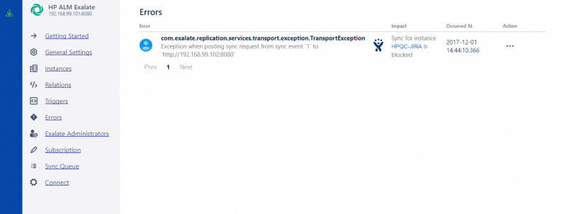 automatic error handling jira alm synchronizer