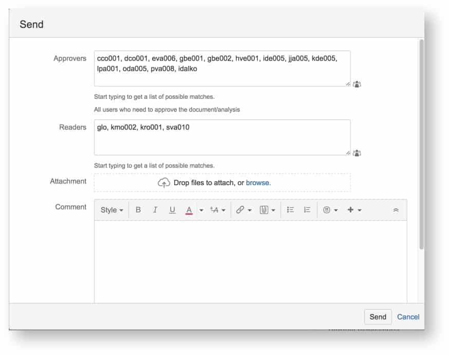 Jira approvers/readers list