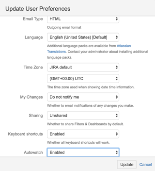 jira update user preferences