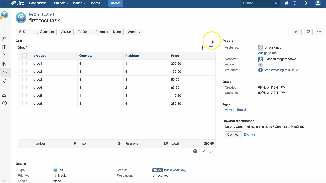Table Grid Editor for Jira Cloud (Update 1.7) - Idalko