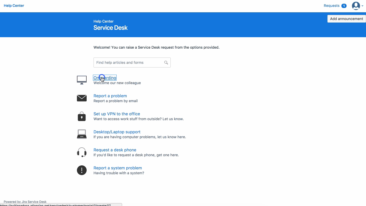 Embed Table Grid in Jira Service Desk