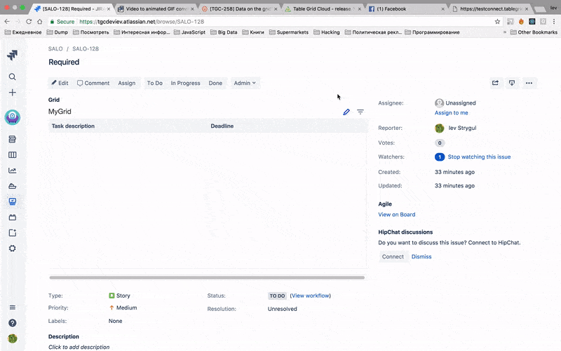 Table Grid Editor for Jira Cloud (Update 1.7) - Idalko