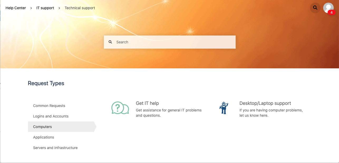 jira service desk security for employees