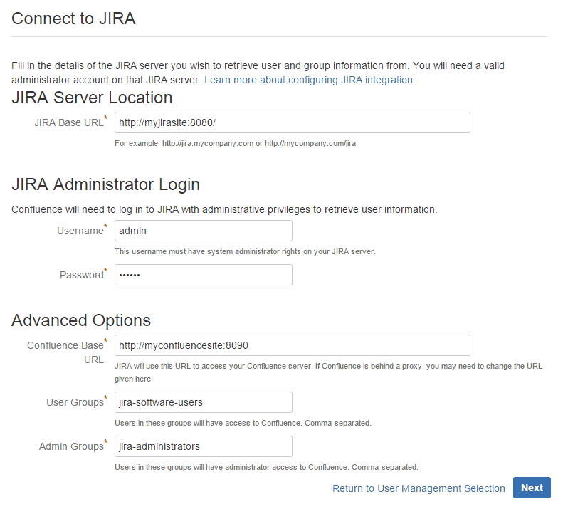 Connect to JIRA