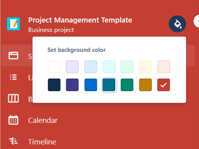 custom project background JWM