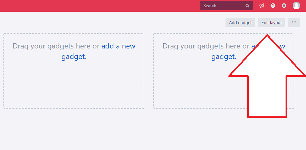 How to set up Jira dashboard layout