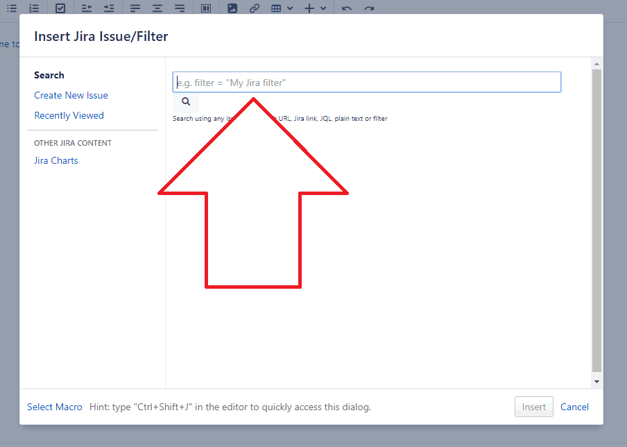 status from within Confluence