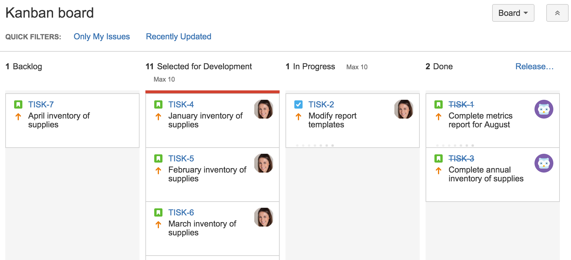 jira kanban boards