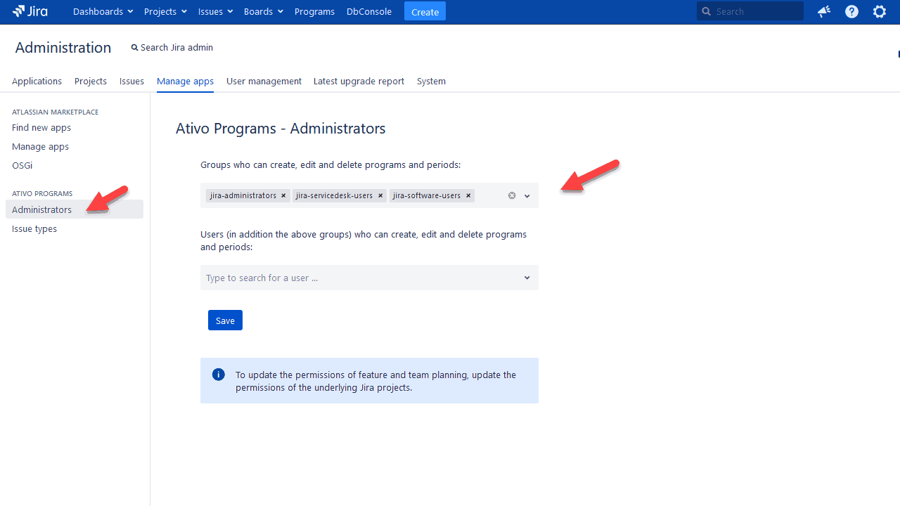 jira safe app permissions