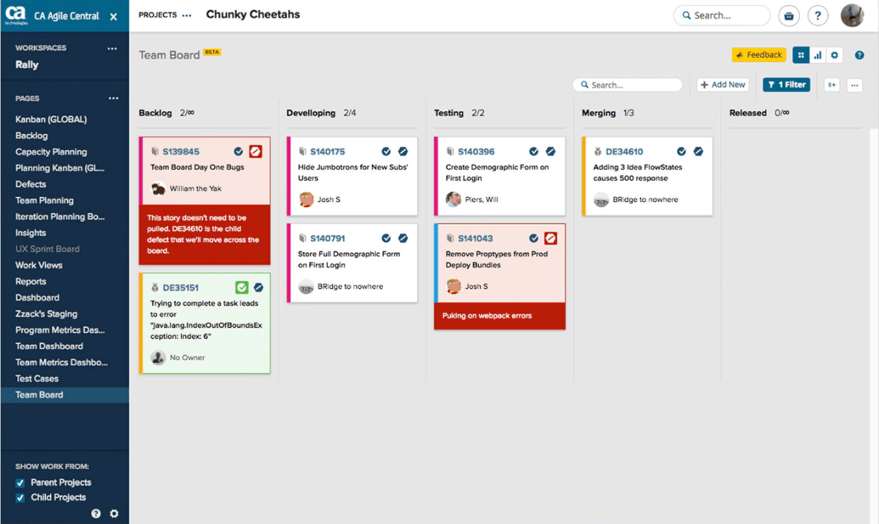 Rally a Jira alternative