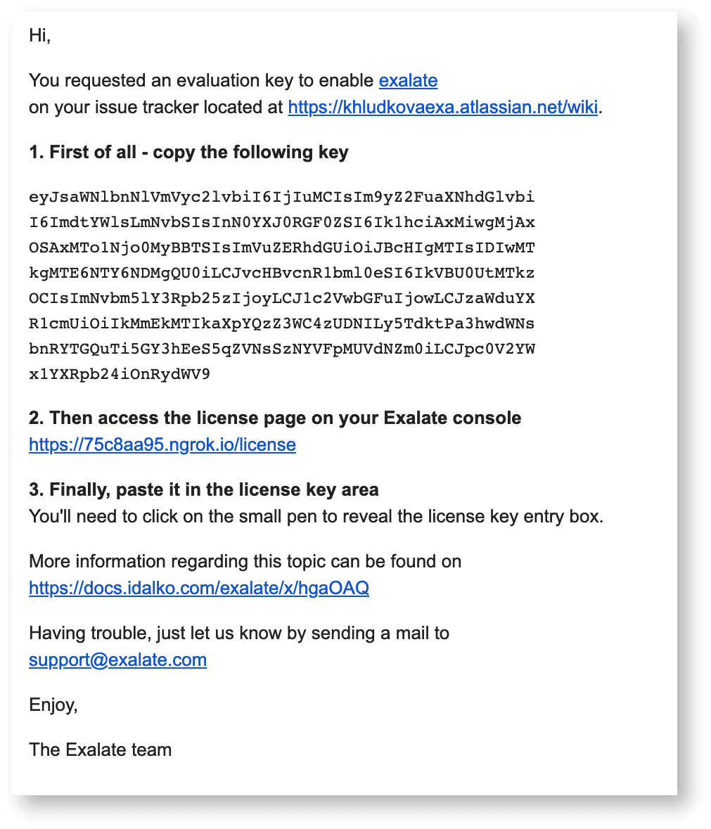 zendesk jira integration evaluation key 