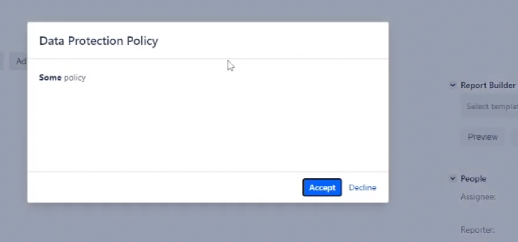 data protection policy