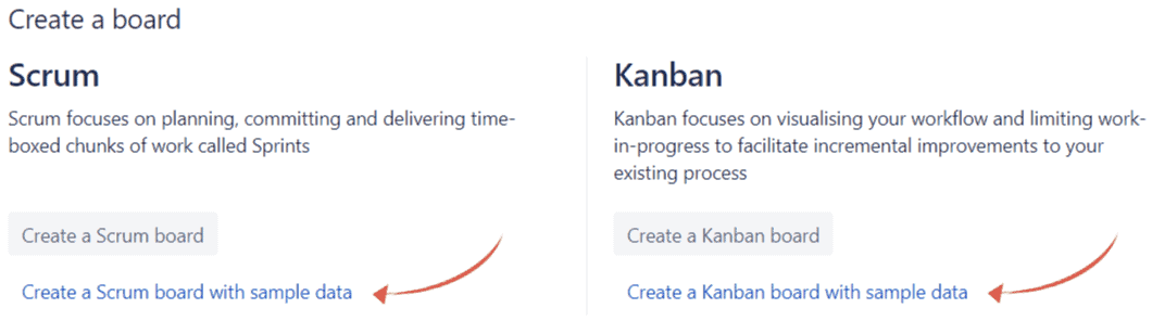 Jira Cloud sample data
