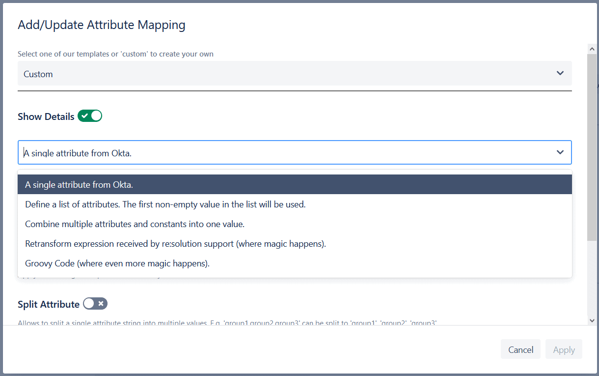 single attribute SAML single sign on for jira 