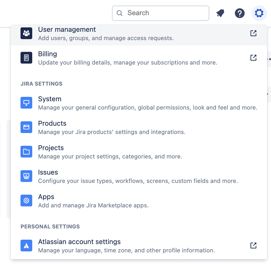 Jira settings