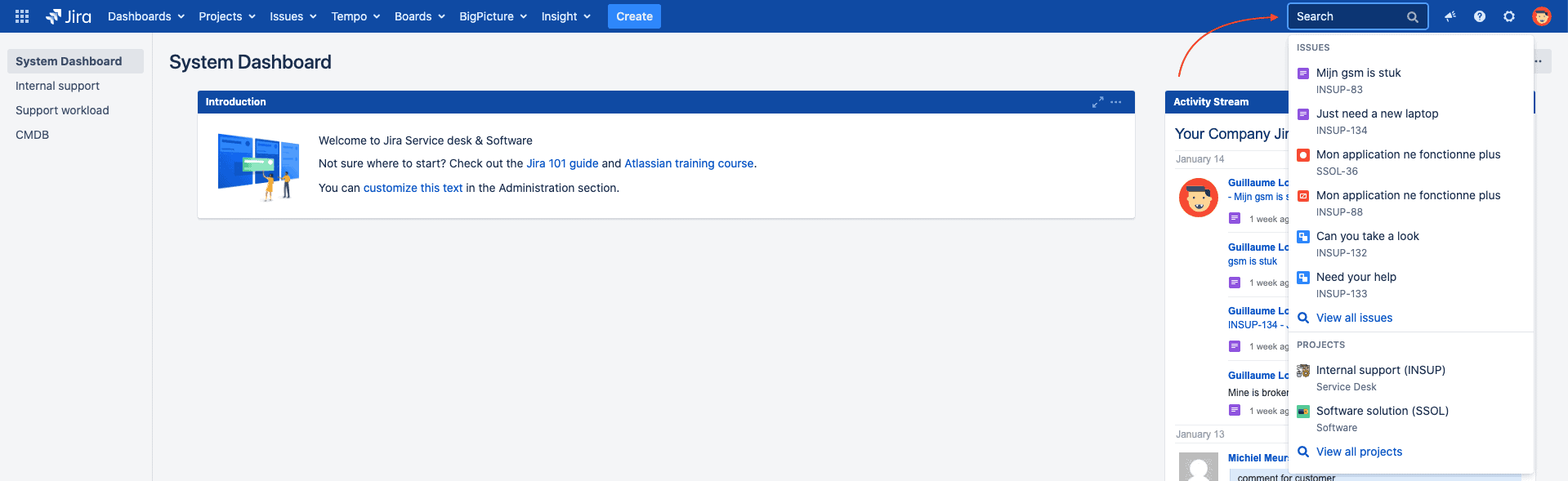 jira basic search mode 