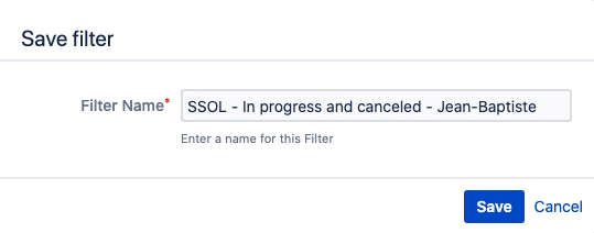 save jira filters 