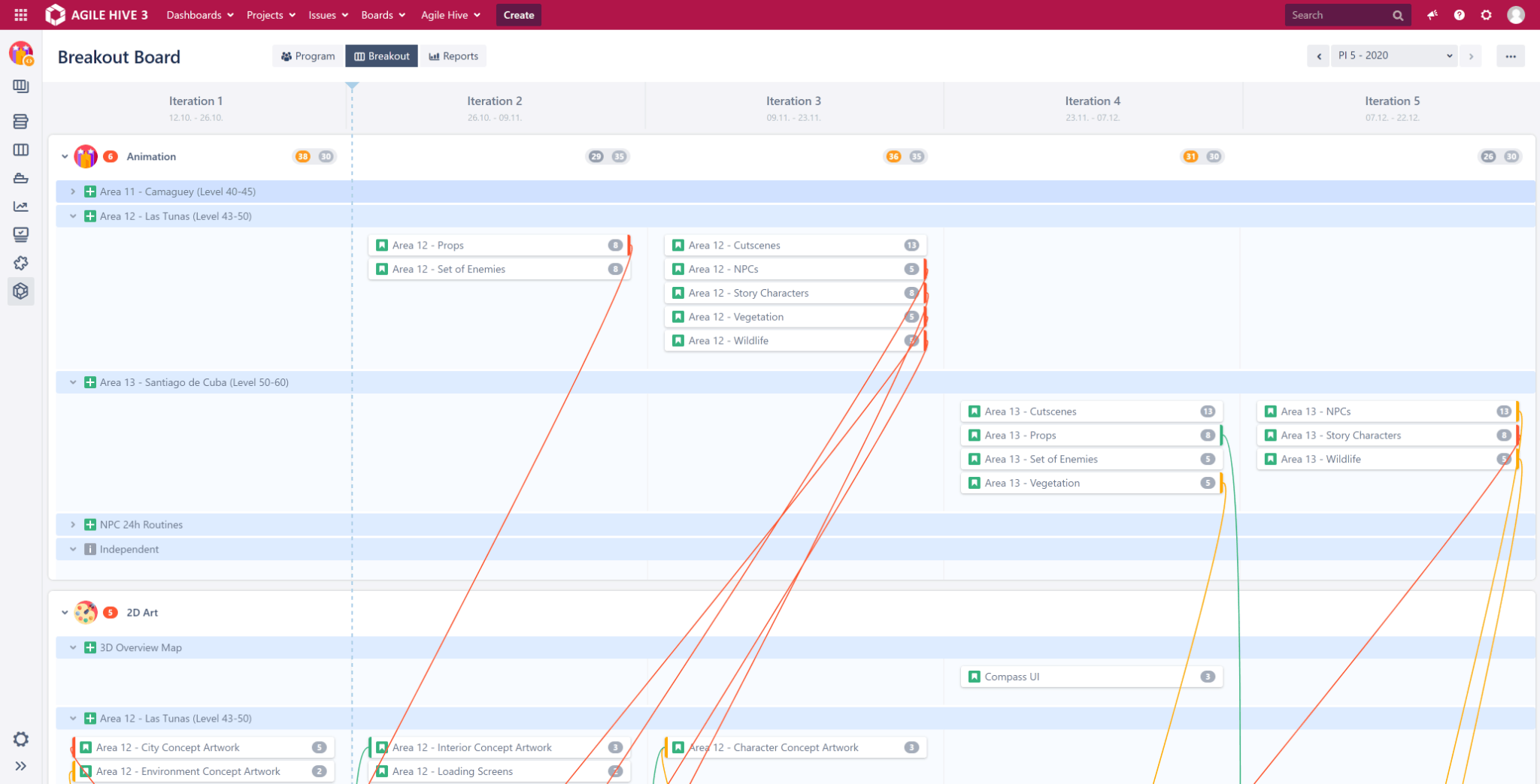 Agile Hive Team Breakout Board