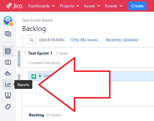 Jira reports for Scrum