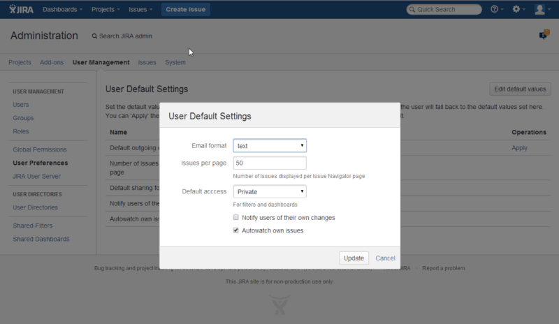 autowatch issues to receive jira notifications