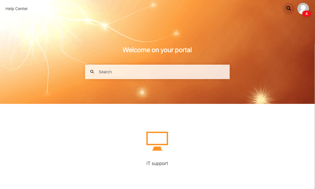 service desk customization with permissions