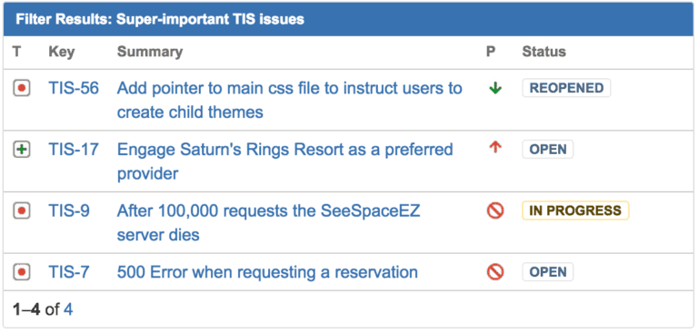 Dashboard Filter Gadget in Jira