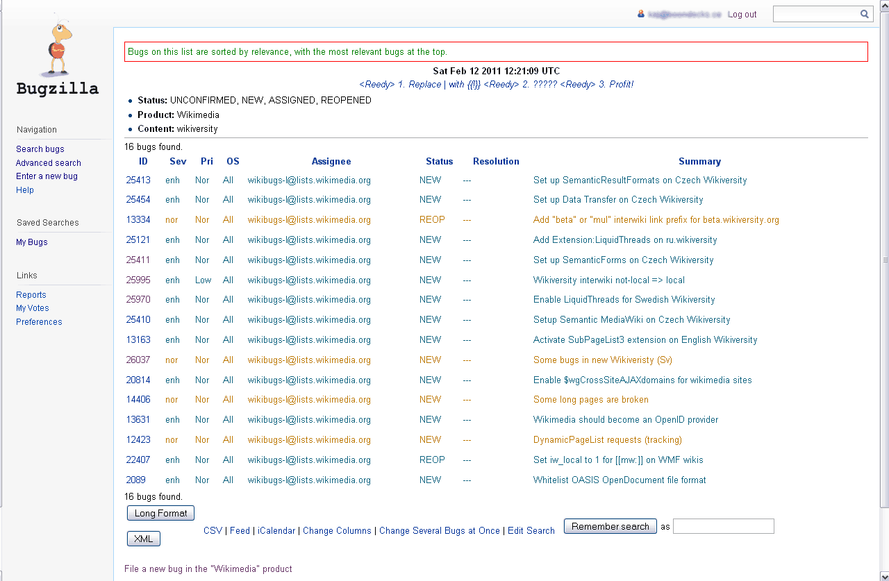 Free jira alternative Bugzilla