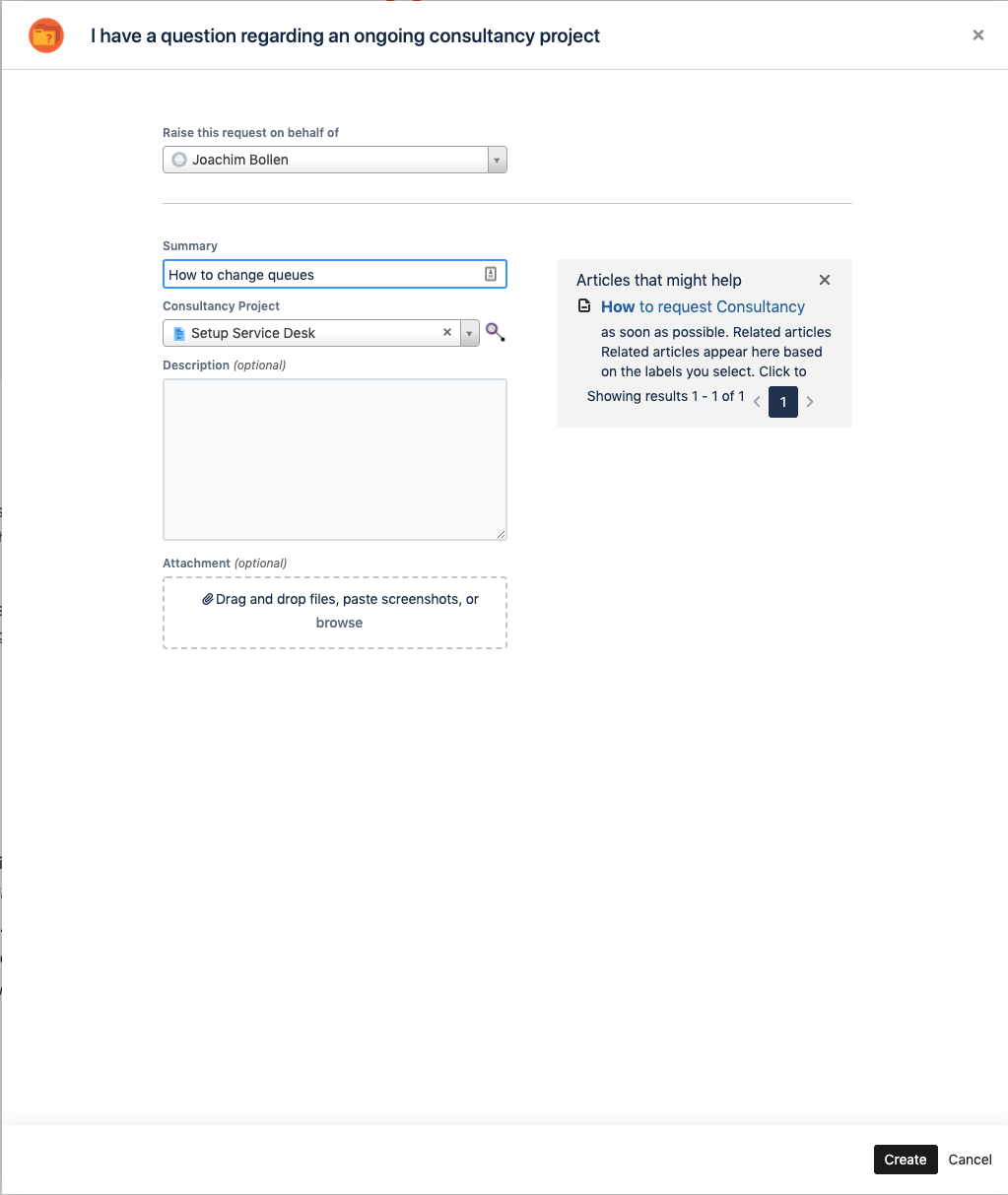 ongoing consultancy projects