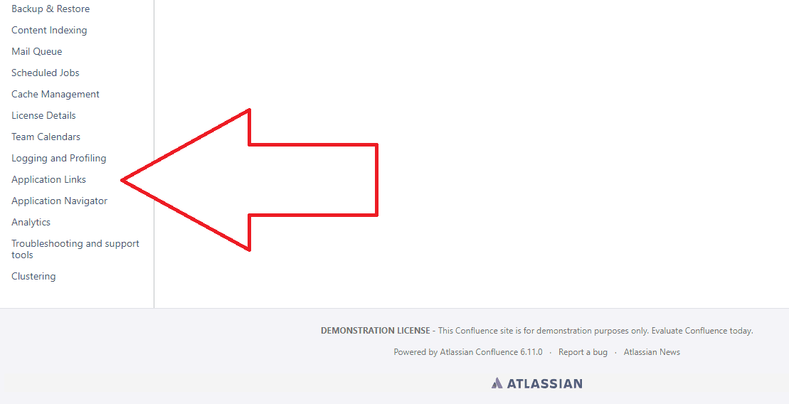 confluence configuration page