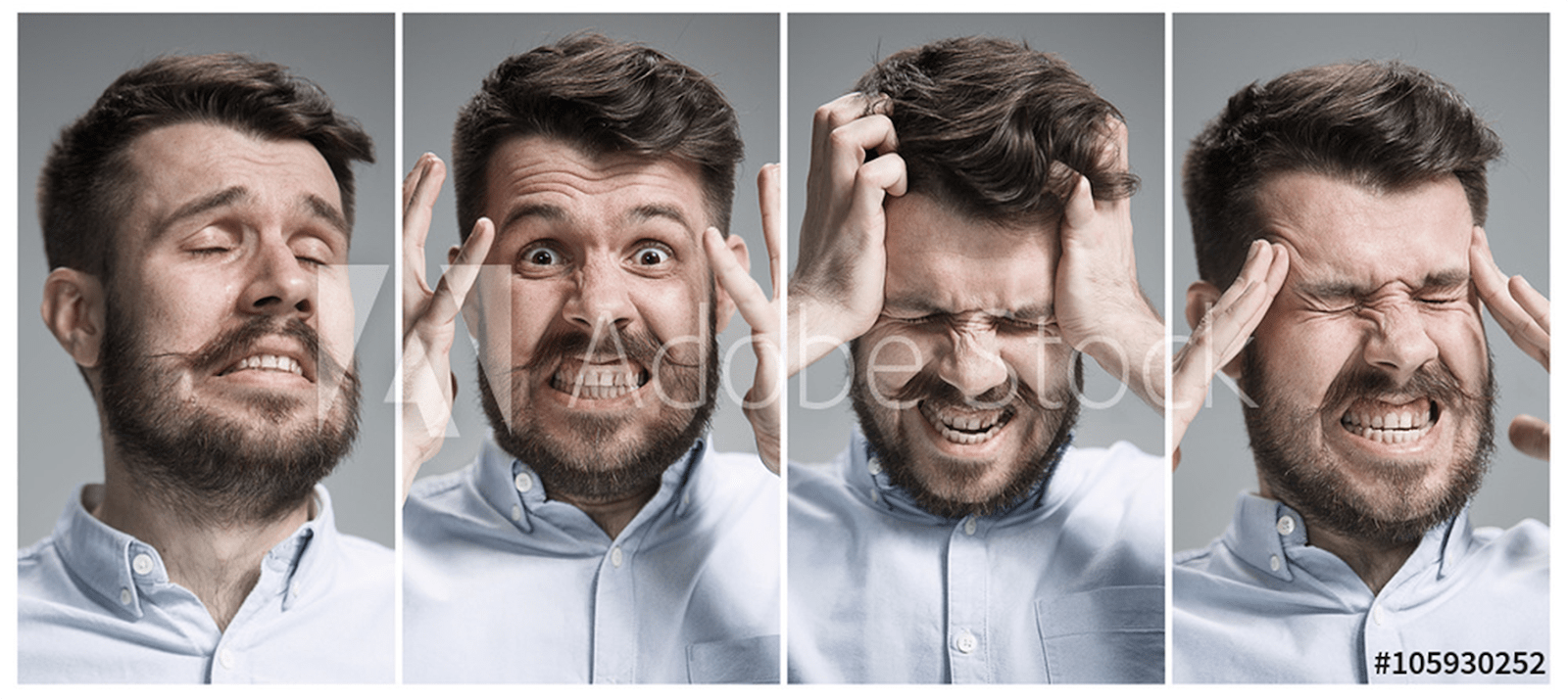 Collage of negative emotions 1