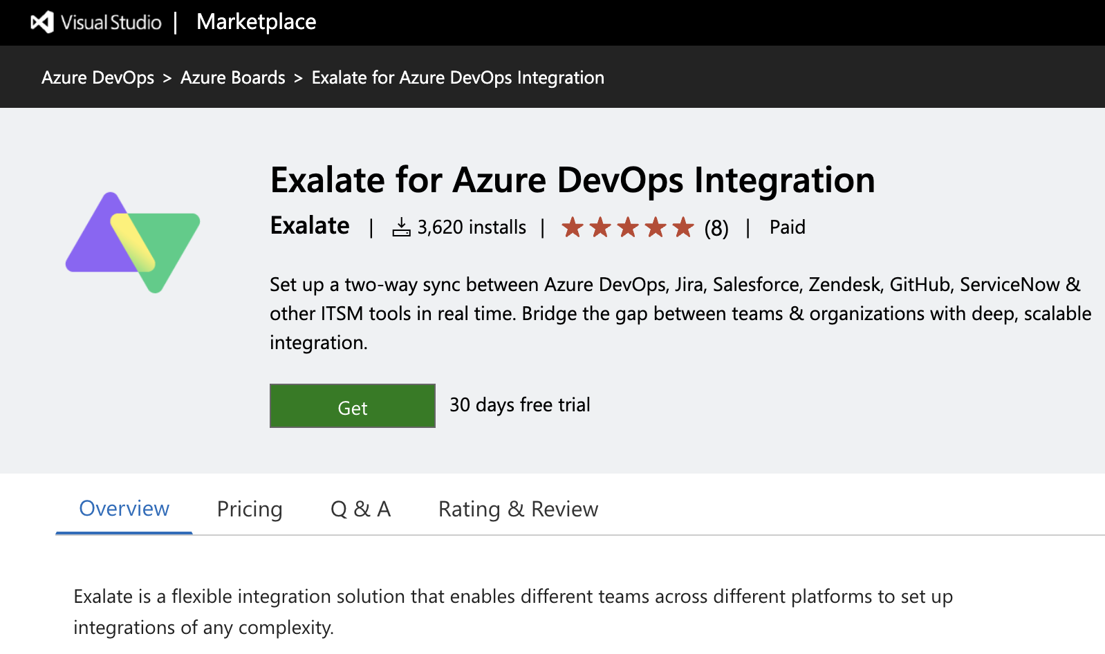 exalate for azure devops jira integration