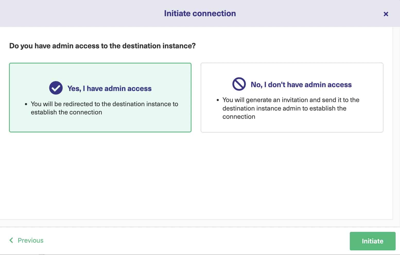 exalate connection admin access 