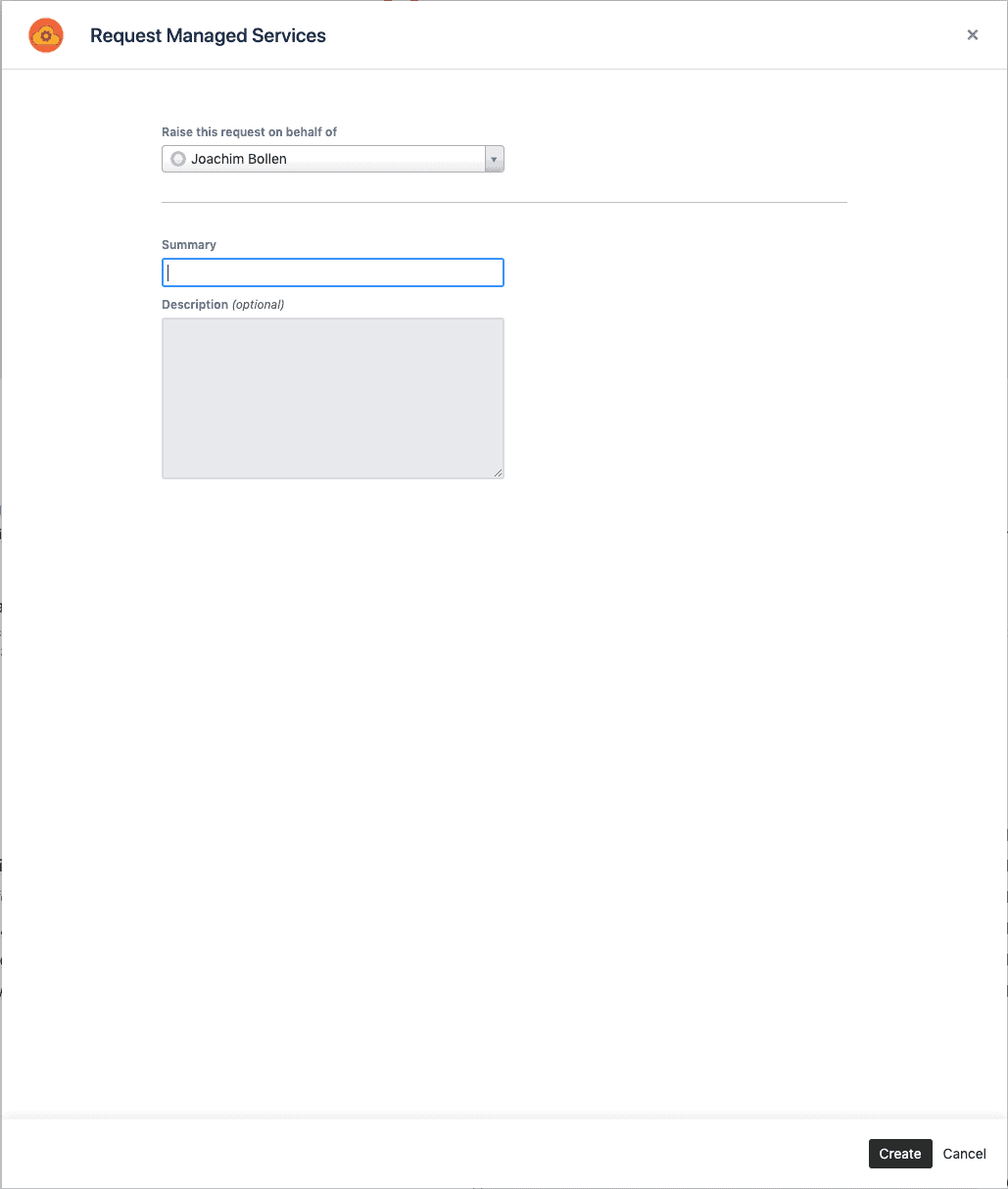 request managed services 